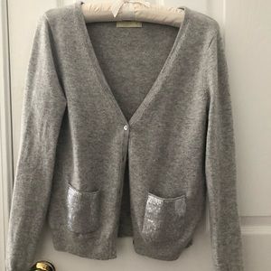 cashmere cardigan